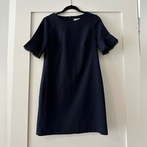 Loft navy blue dress